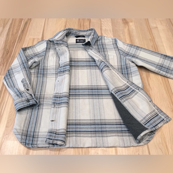 Carhartt Women’s Loose Fit Twill Long Sleeve Shirt Jacket - Blue / Gray, Size L - Picture 7 of 15